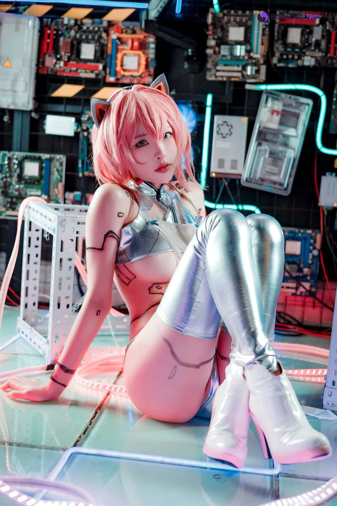Yuno Shimizu 清水由乃, 写真集 Thai Silk Machine Girl 泰丝机娘 - Photo 14
