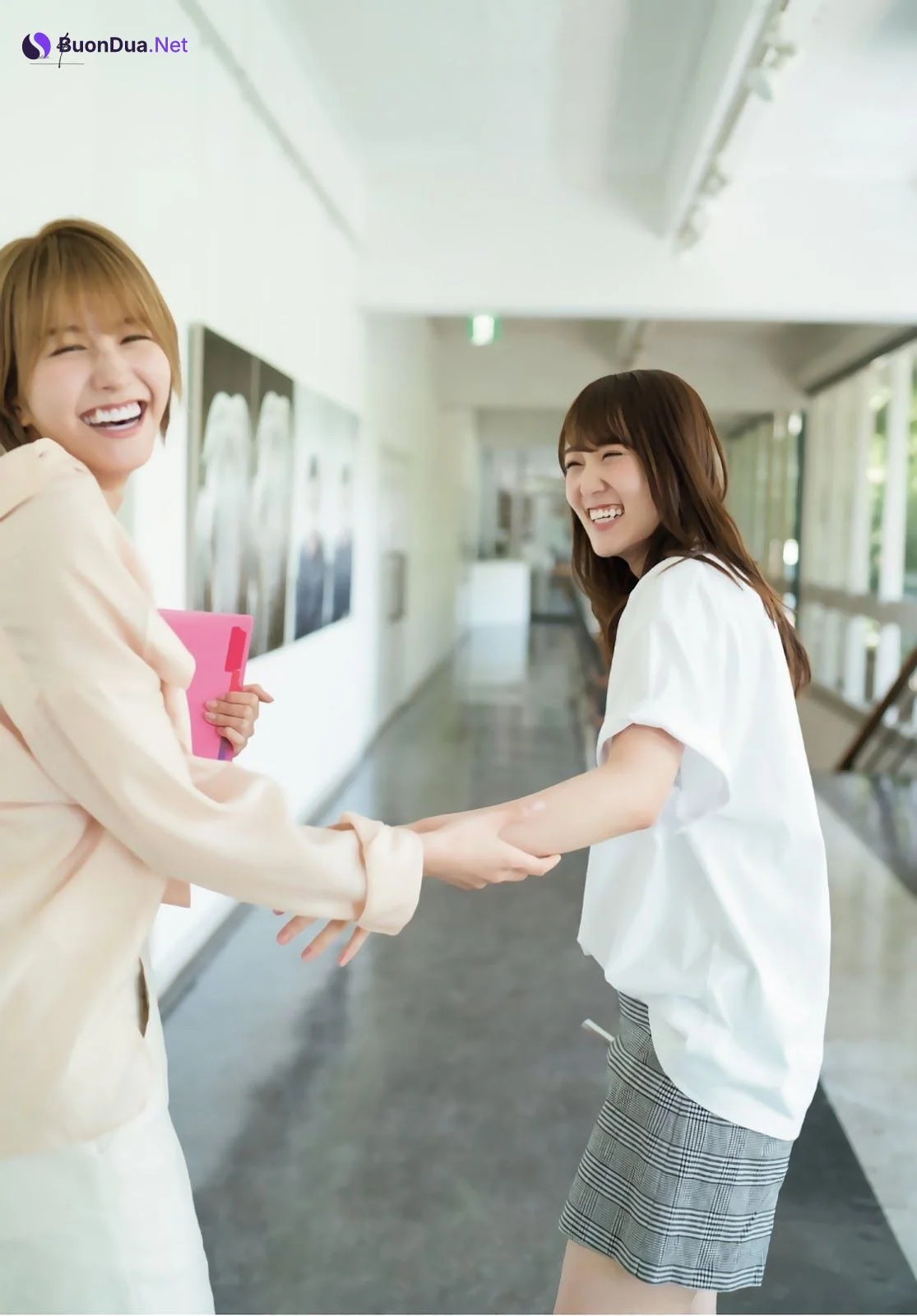 Yuuka Sugai 菅井友香, Mizuho Habu 土生瑞穂, Shonen Magazine 2019 No.28 (少年マガジン 2019年28号) - Photo 6