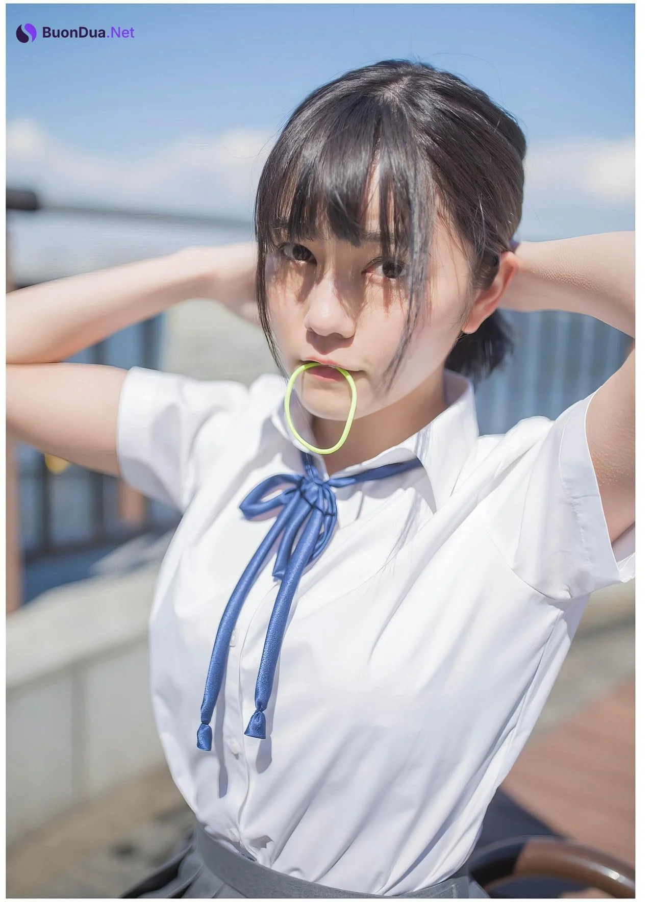 Yuuna Shiratori 白鳥優菜, 1st Visual Book [白皙-BABEL] Set.01 - Photo 11