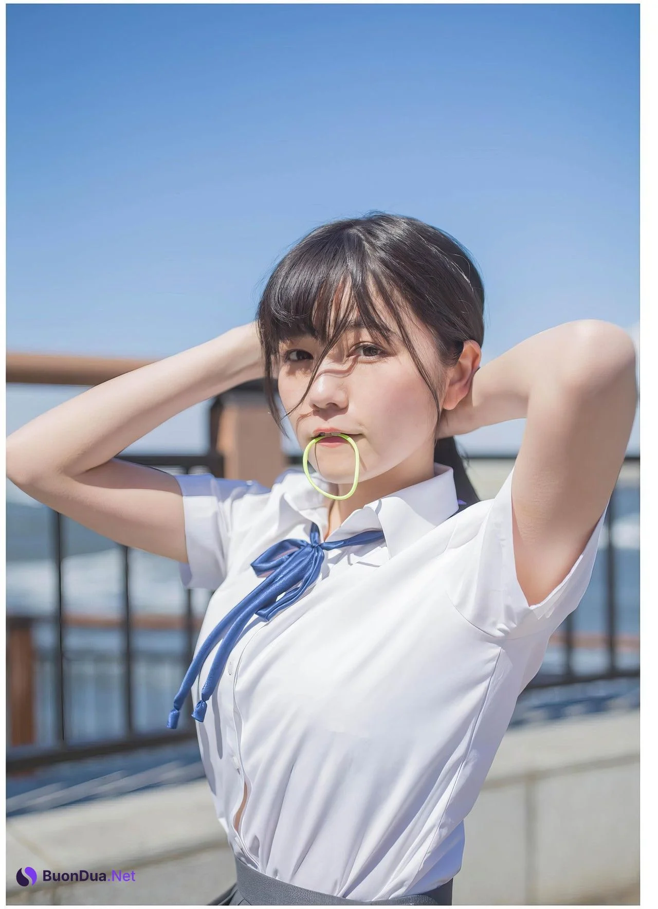 Yuuna Shiratori 白鳥優菜, 1st Visual Book [白皙-BABEL] Set.01 - Photo 9