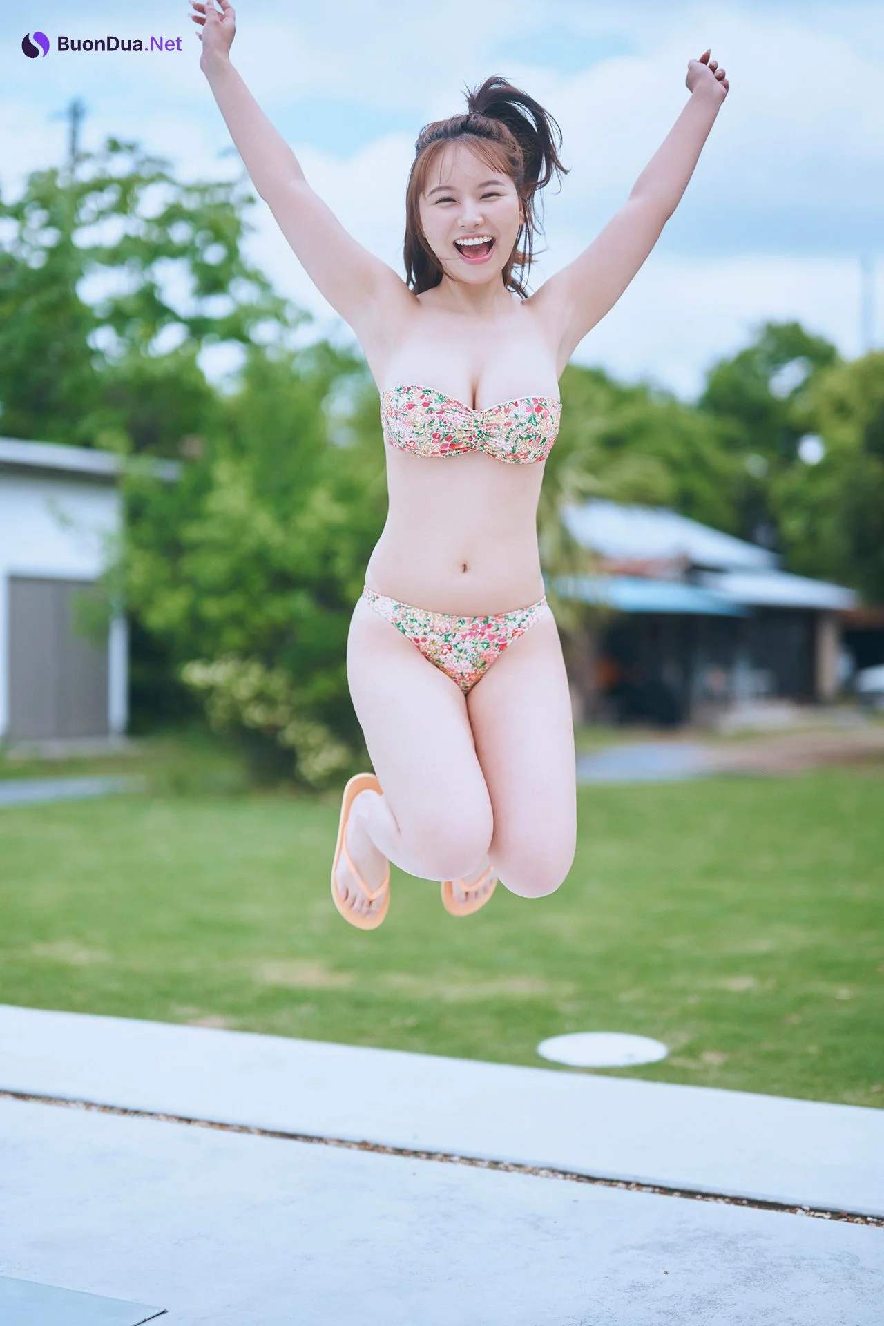 Yuzuha Hongo 本郷柚巴, FLASHデジタル写真集 [Sunflower] Set.01 - Photo 17
