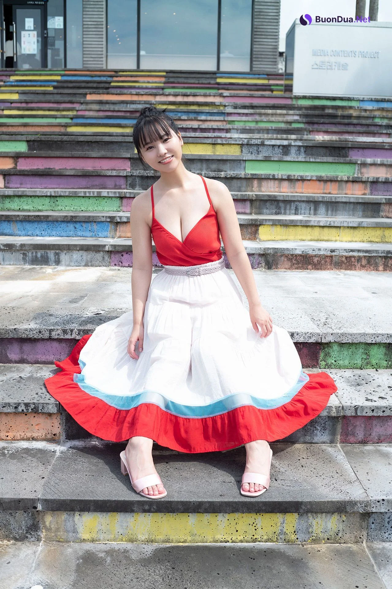 Yuzuha Hongo 本郷柚巴, ヤンマガデジタル写真集 [ゆずいろの太陽] Set.01 - Photo 2