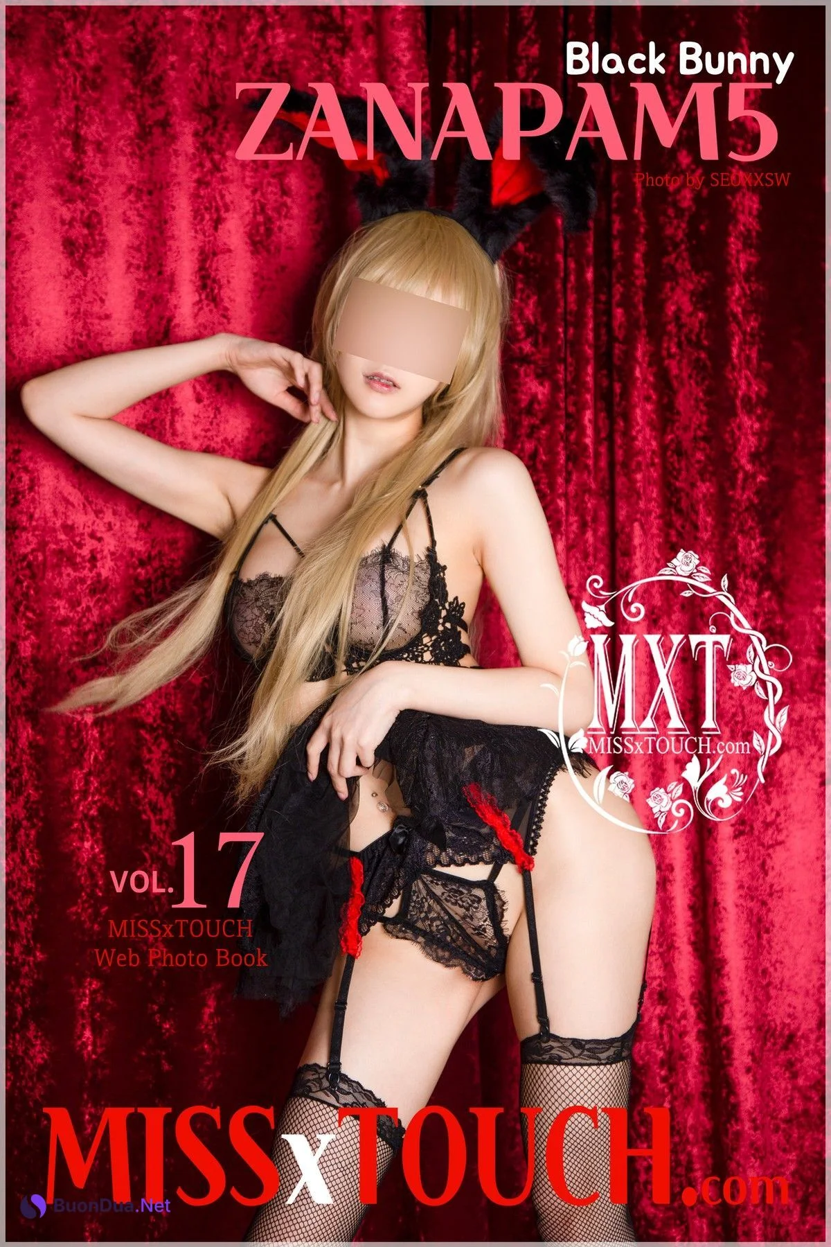 Zanapam 자나팜, [MISS TOUCH] Black Bunny Set.02 - Photo 2