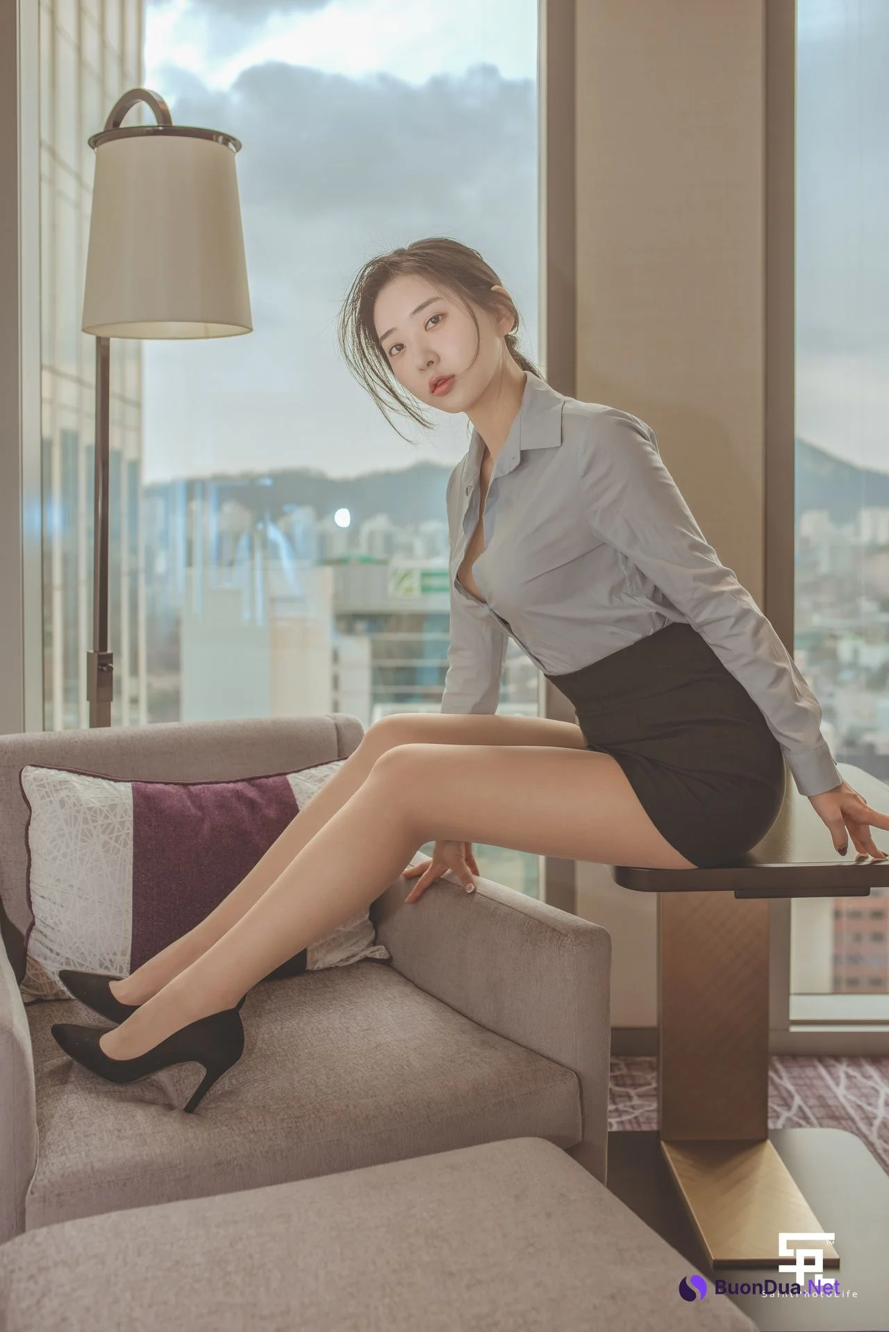 Zenny 신재은, [SAINT Photolife] OL Office Lady - Photo 3