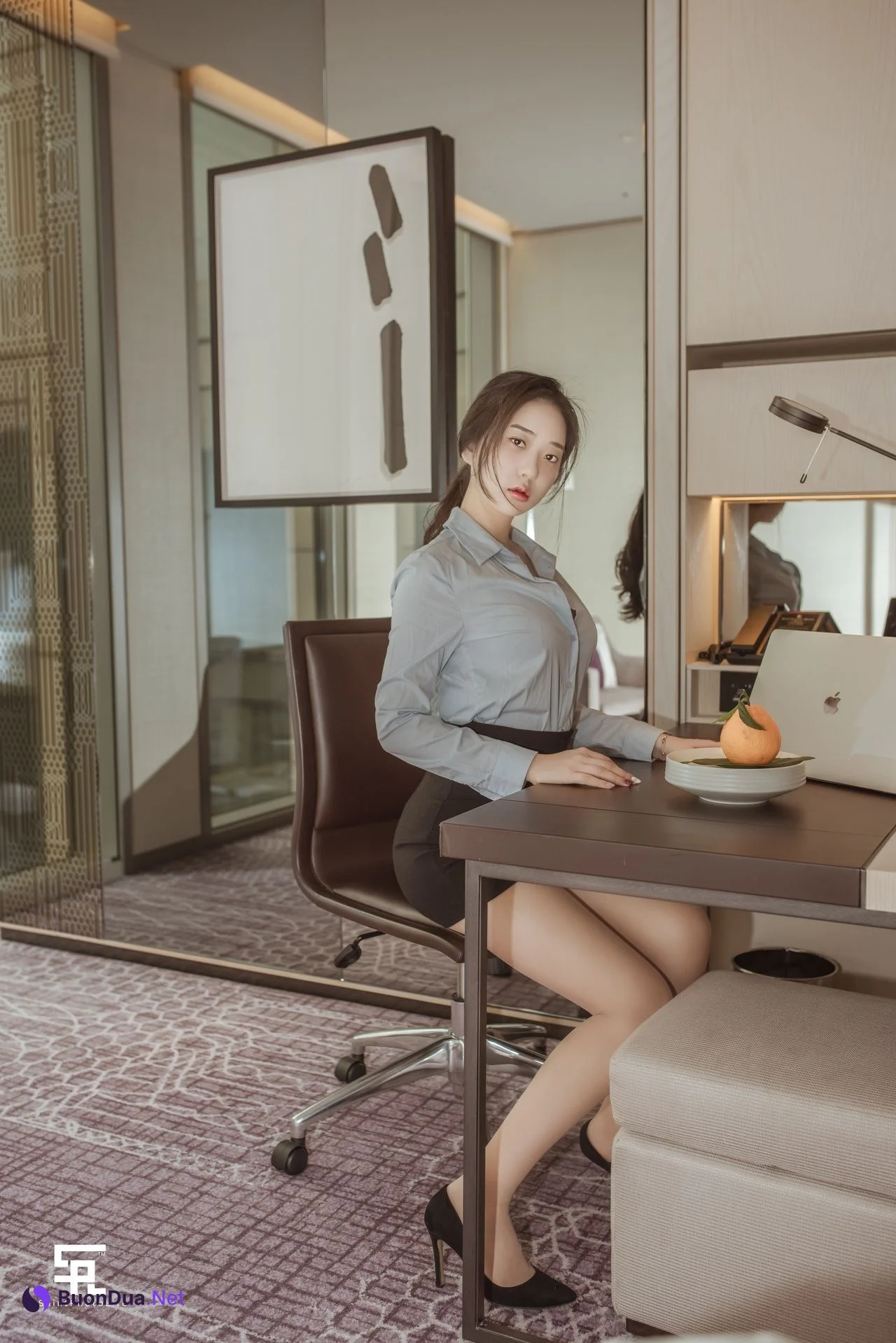 Zenny 신재은, [SAINT Photolife] OL Office Lady - Photo 5