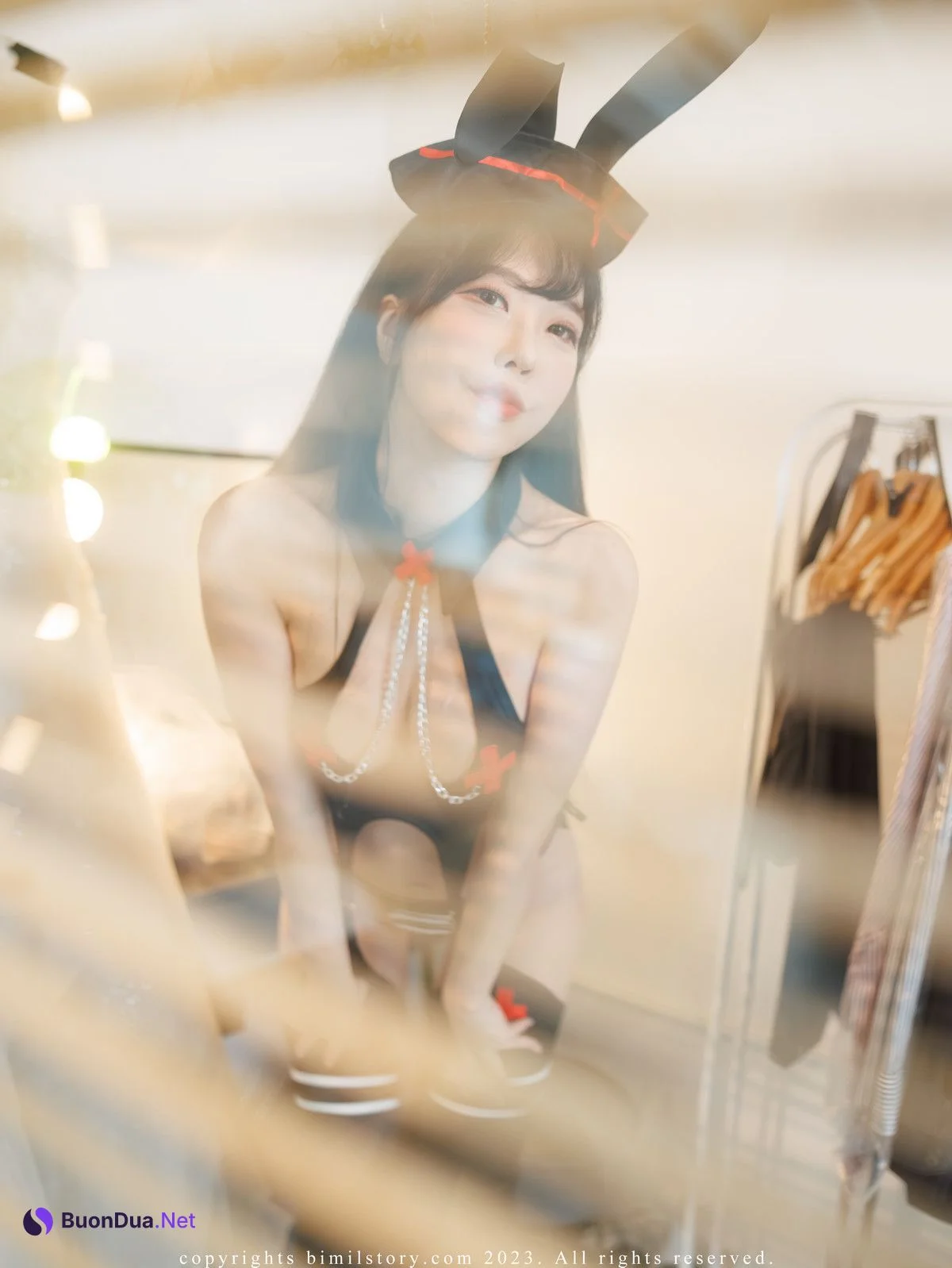 Zia 지아, [Bimilstory] Black Bunny Girl Set.01 - Photo 17
