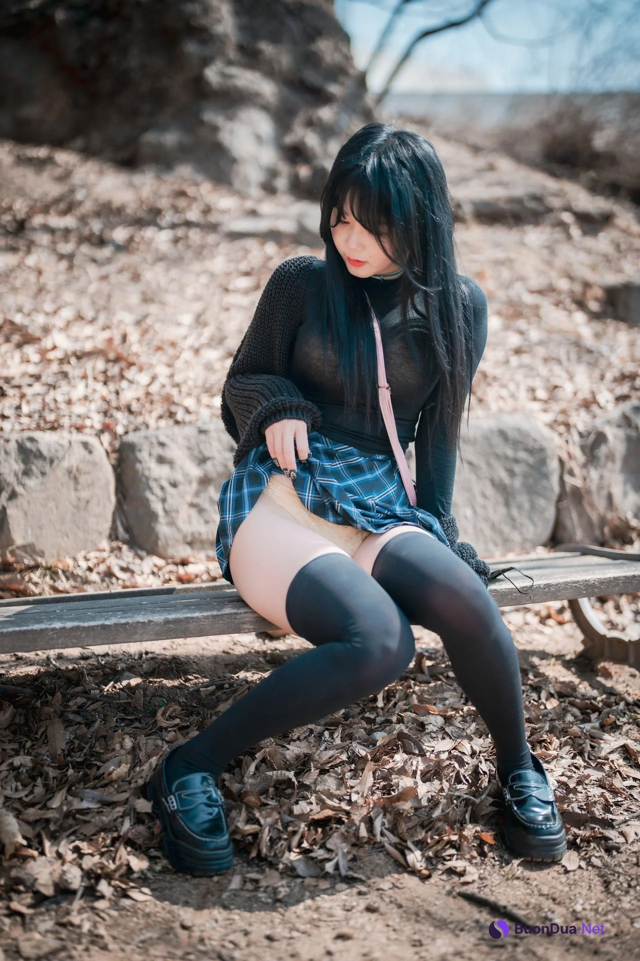 ZIA.Kwon 권지아, [DJAWA] Early Spring Walk in March Set.01 - Photo 2