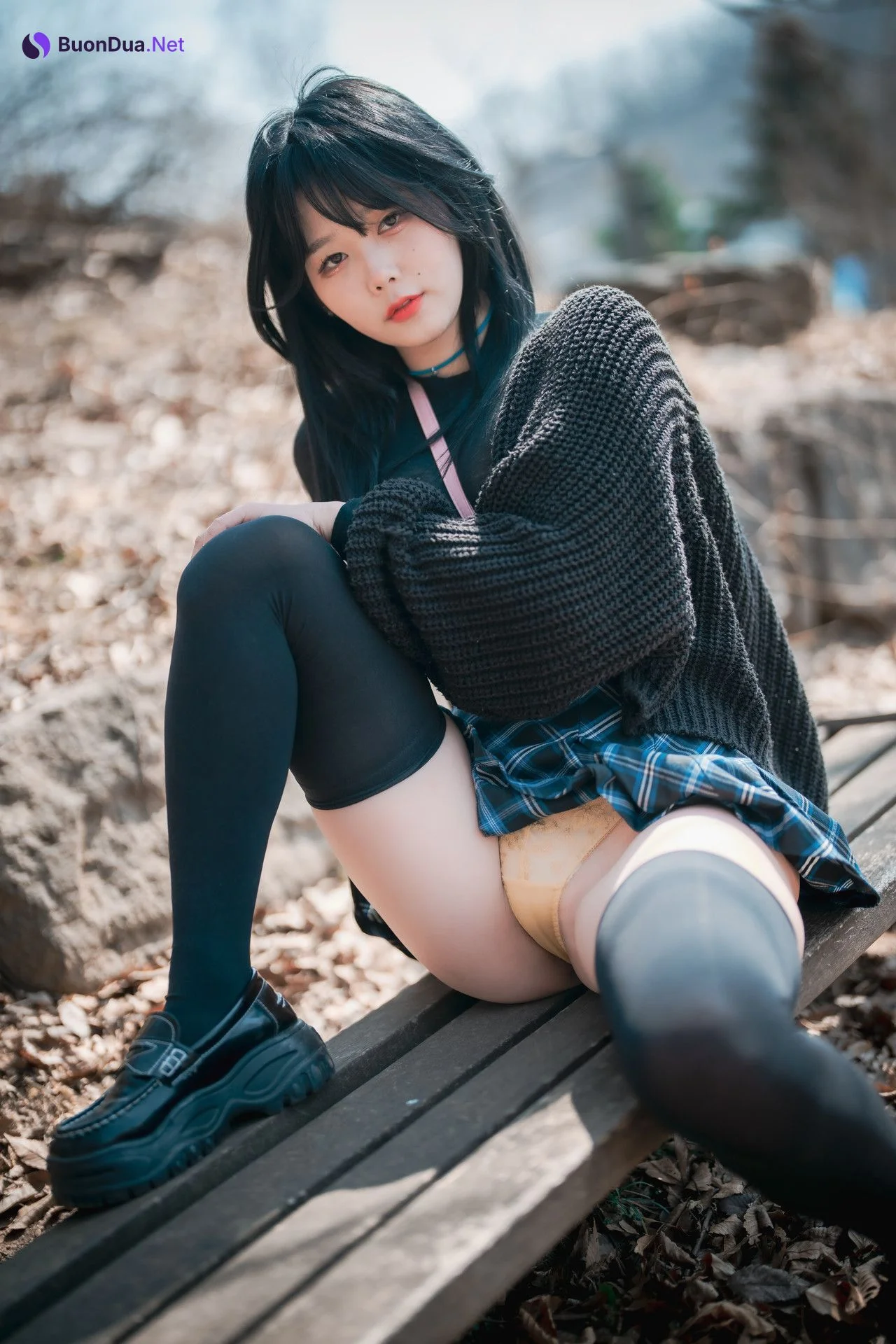 ZIA.Kwon 권지아, [DJAWA] Early Spring Walk in March Set.01 - Photo 5