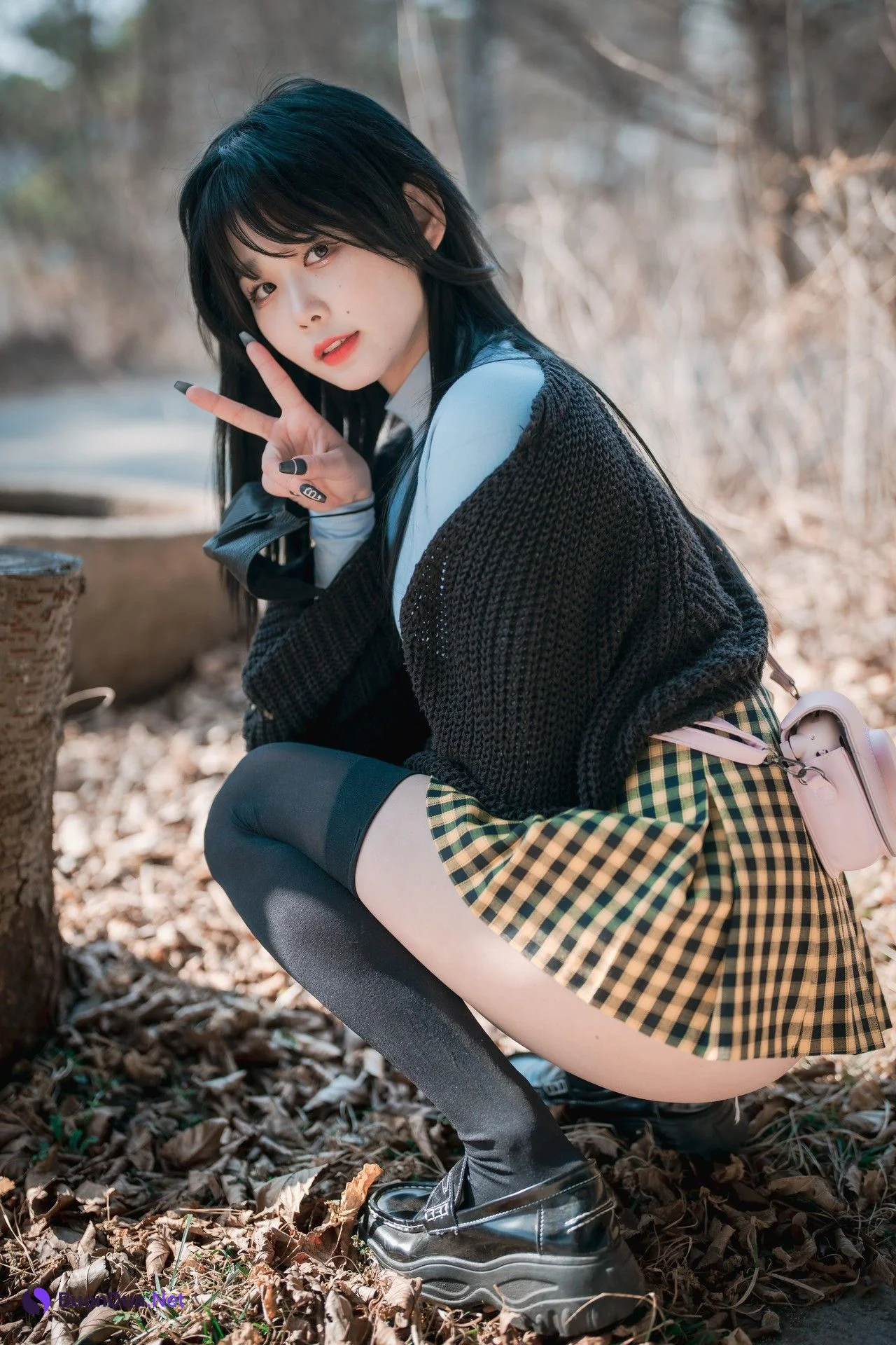 ZIA.Kwon 권지아, [DJAWA] Early Spring Walk in March Set.02 - Photo 8