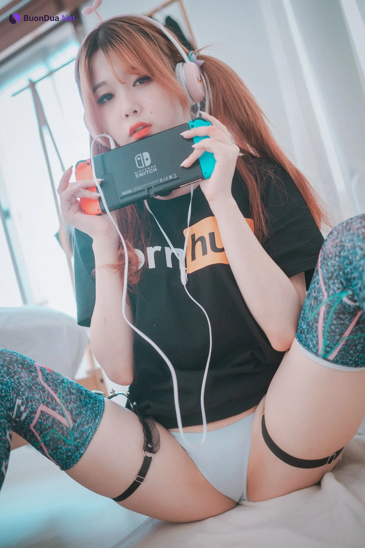 ZIA.Kwon 권지아, [DJAWA] Porn Hub Girl (Black ver) - Photo 6