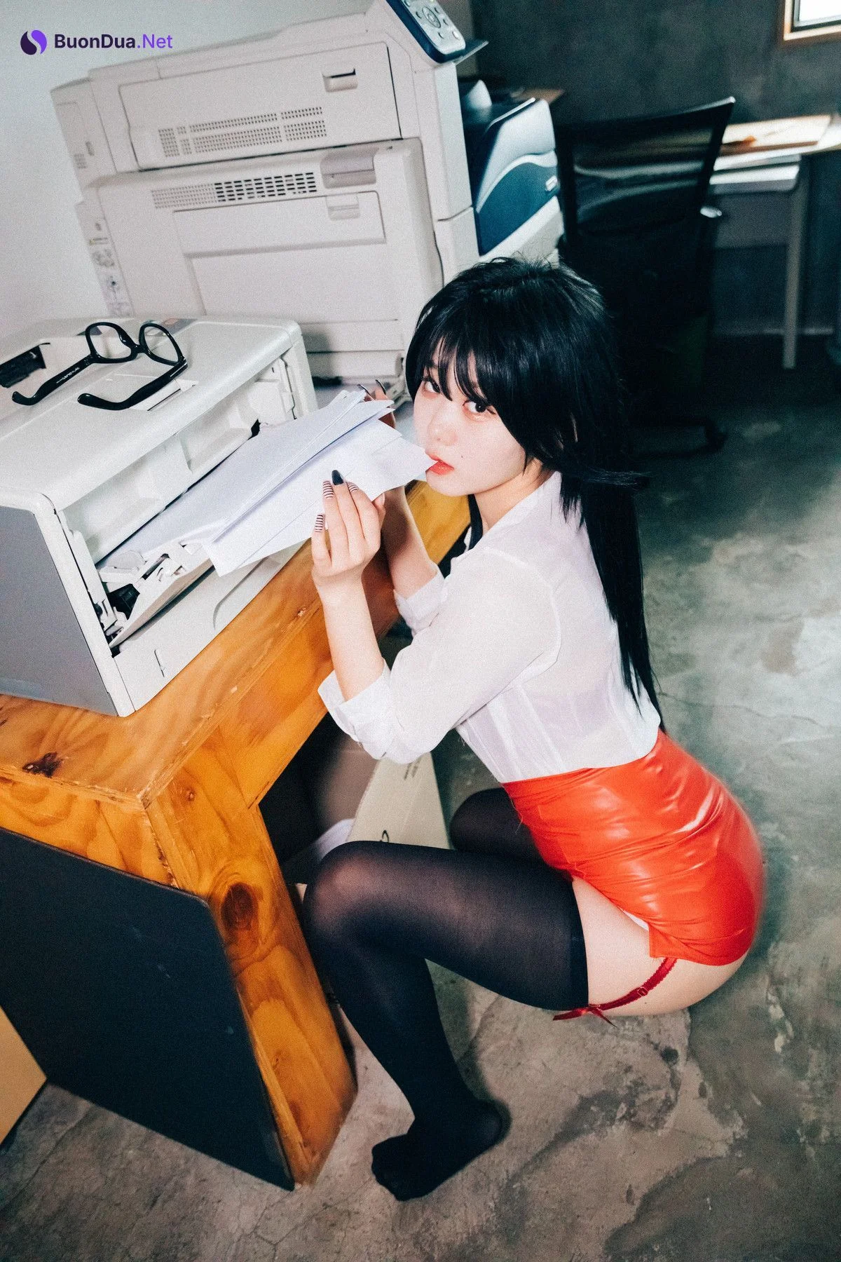 ZIA.Kwon 권지아, Loozy ‘Office Slave’ Set.05 - Photo 3