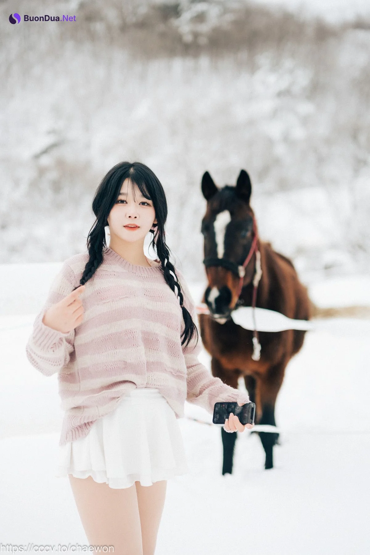 ZIA.Kwon 권지아, [Loozy] Snow Girl Set.01 - Photo 13