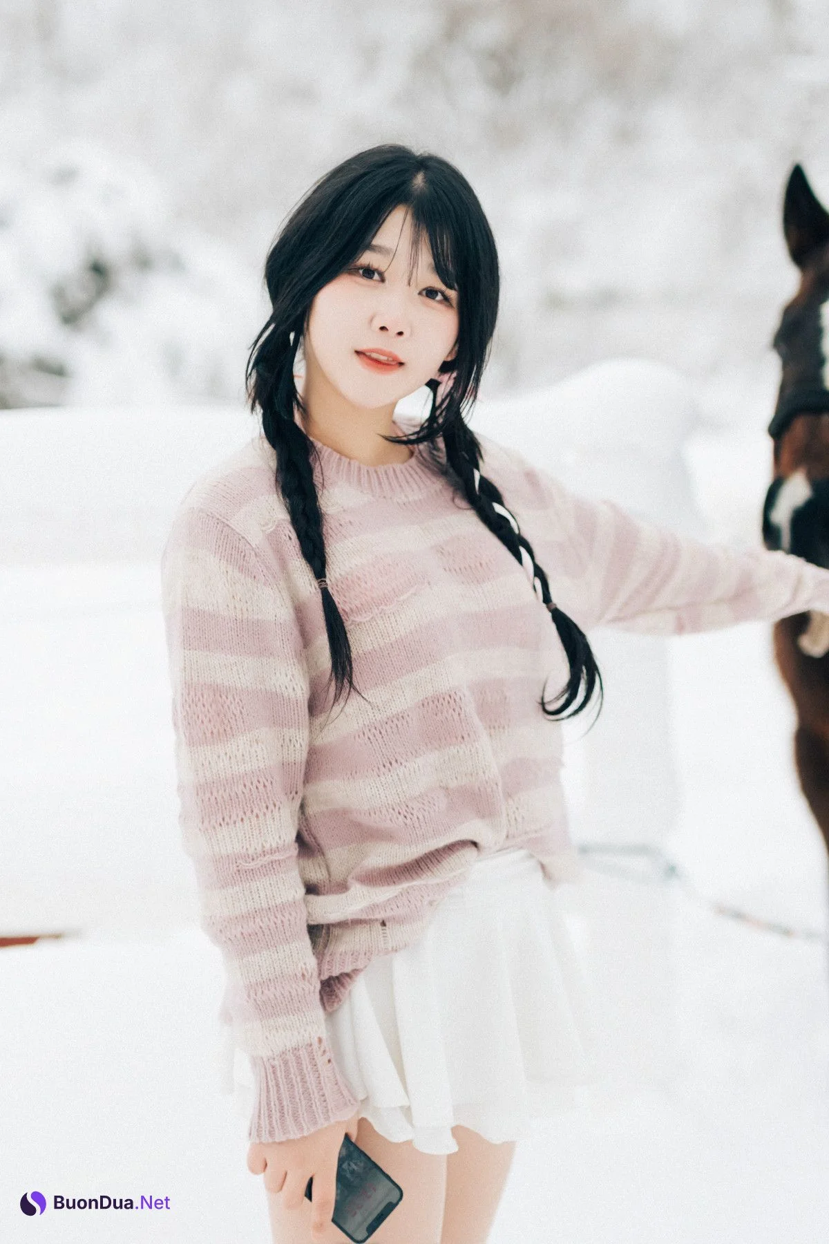 ZIA.Kwon 권지아, [Loozy] Snow Girl Set.01 - Photo 14