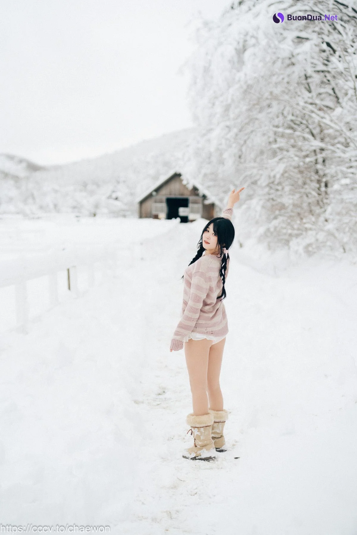 ZIA.Kwon 권지아, [Loozy] Snow Girl Set.01 - Photo 9