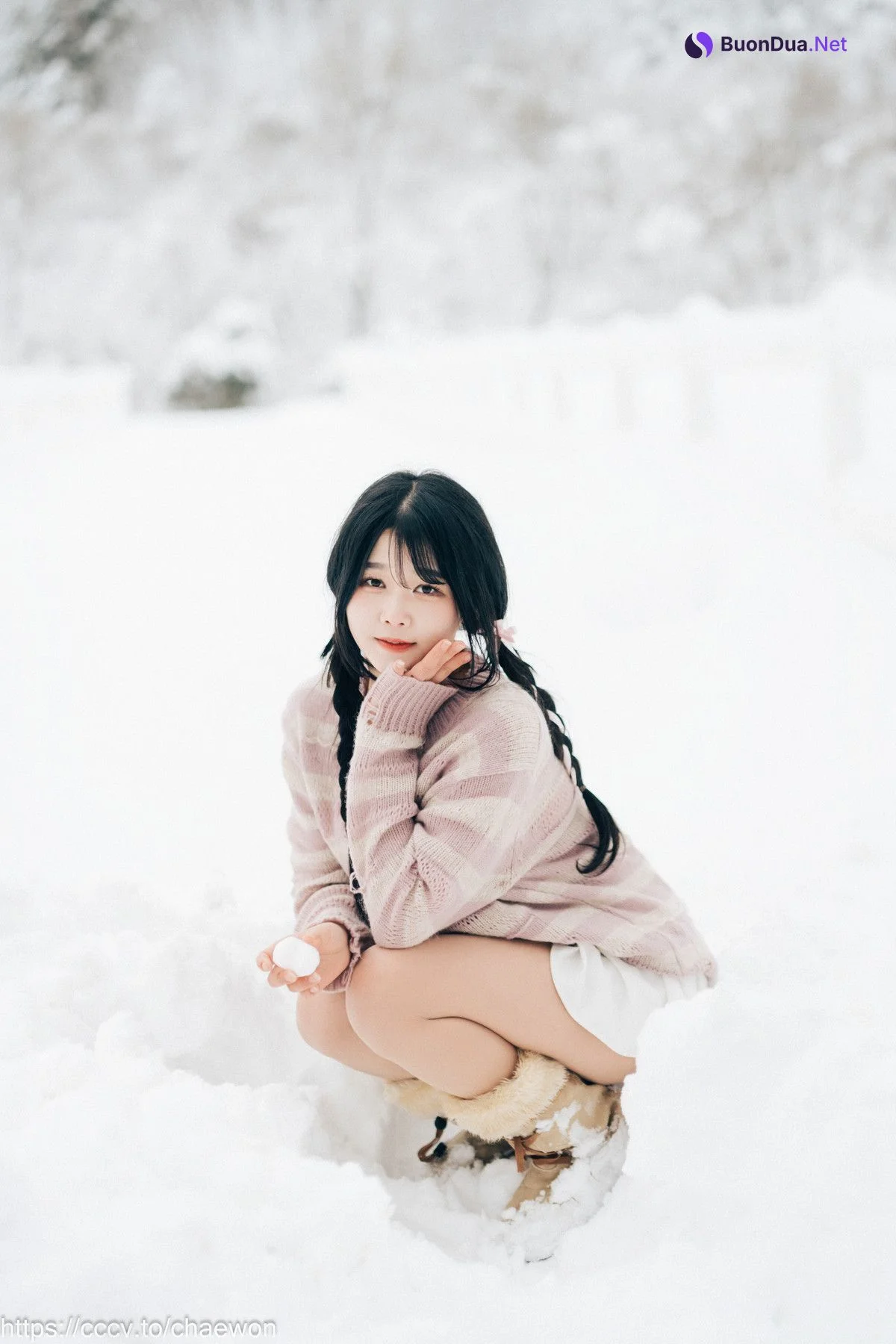 ZIA.Kwon 권지아, [Loozy] Snow Girl Set.02 - Photo 15