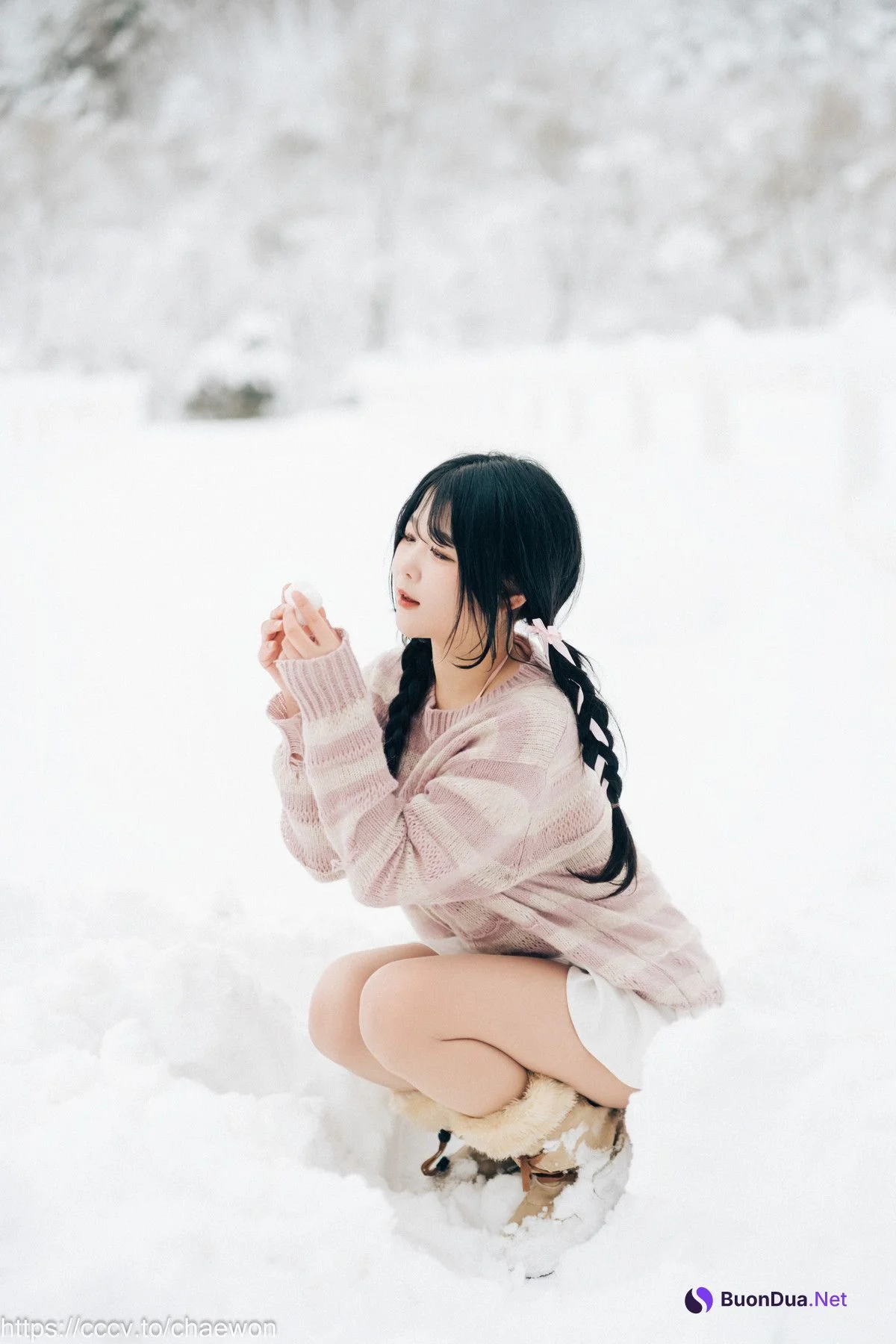 ZIA.Kwon 권지아, [Loozy] Snow Girl Set.02 - Photo 16