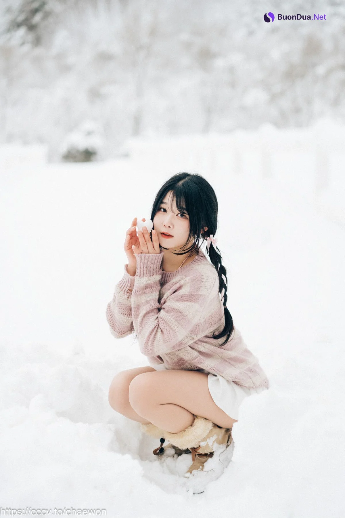 ZIA.Kwon 권지아, [Loozy] Snow Girl Set.02 - Photo 17