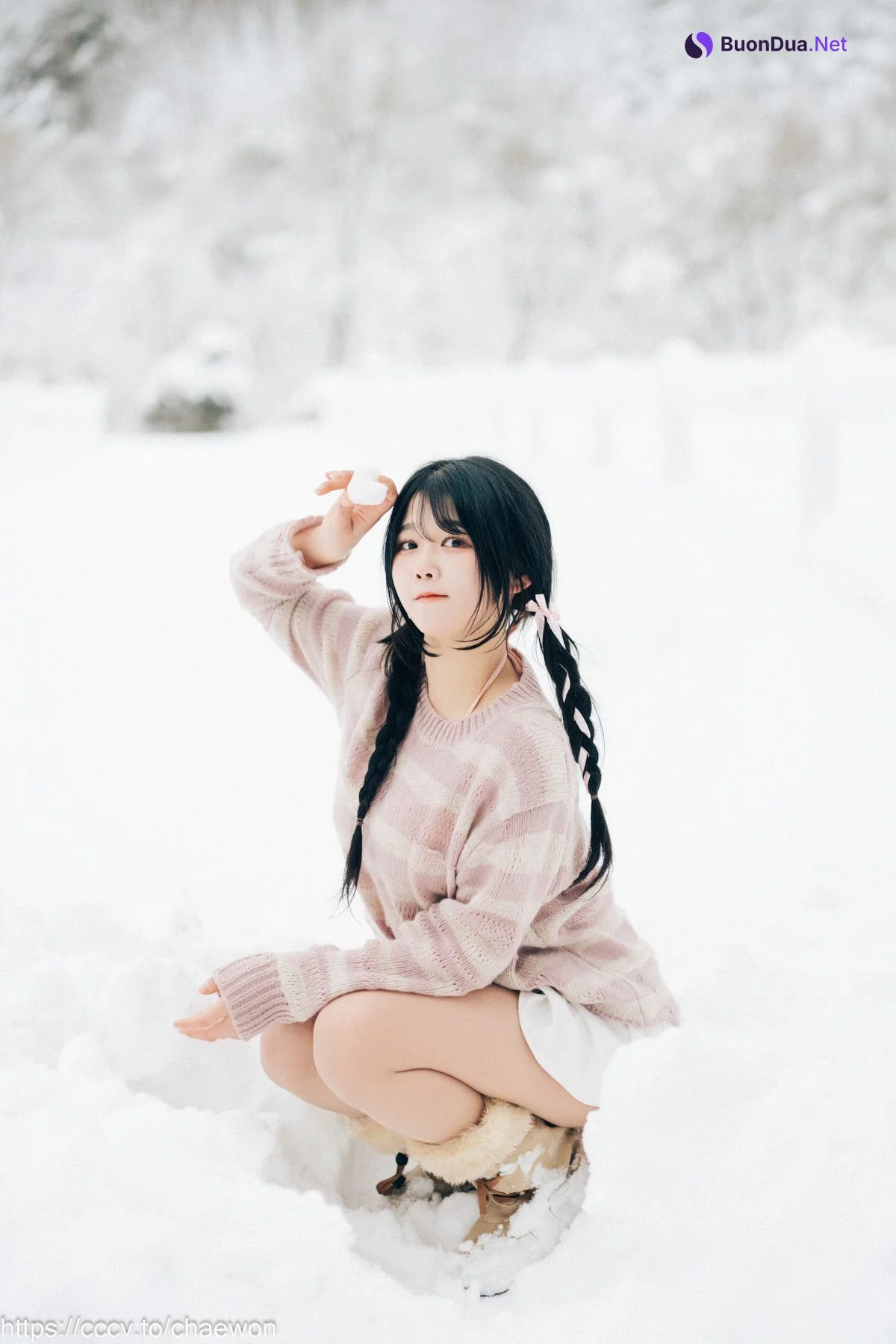 ZIA.Kwon 권지아, [Loozy] Snow Girl Set.02 - Photo 18