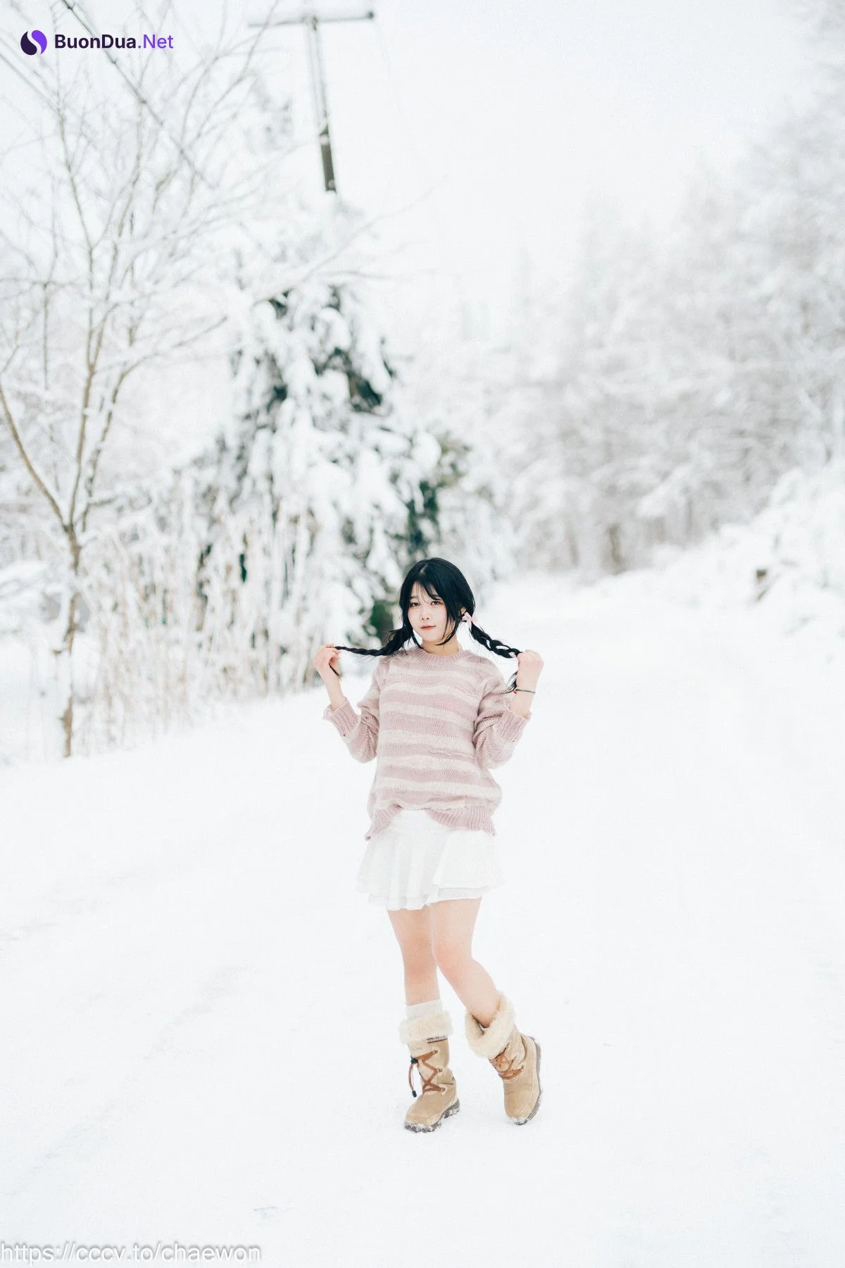 ZIA.Kwon 권지아, [Loozy] Snow Girl Set.02 - Photo 5