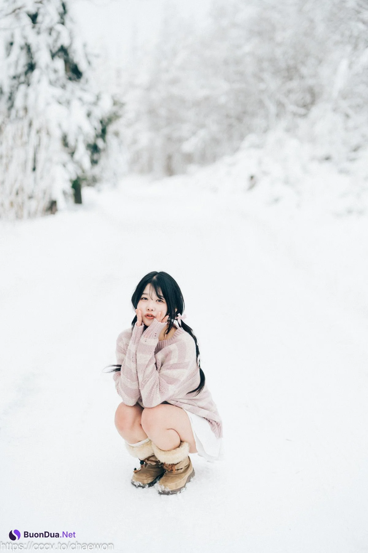 ZIA.Kwon 권지아, [Loozy] Snow Girl Set.02 - Photo 6