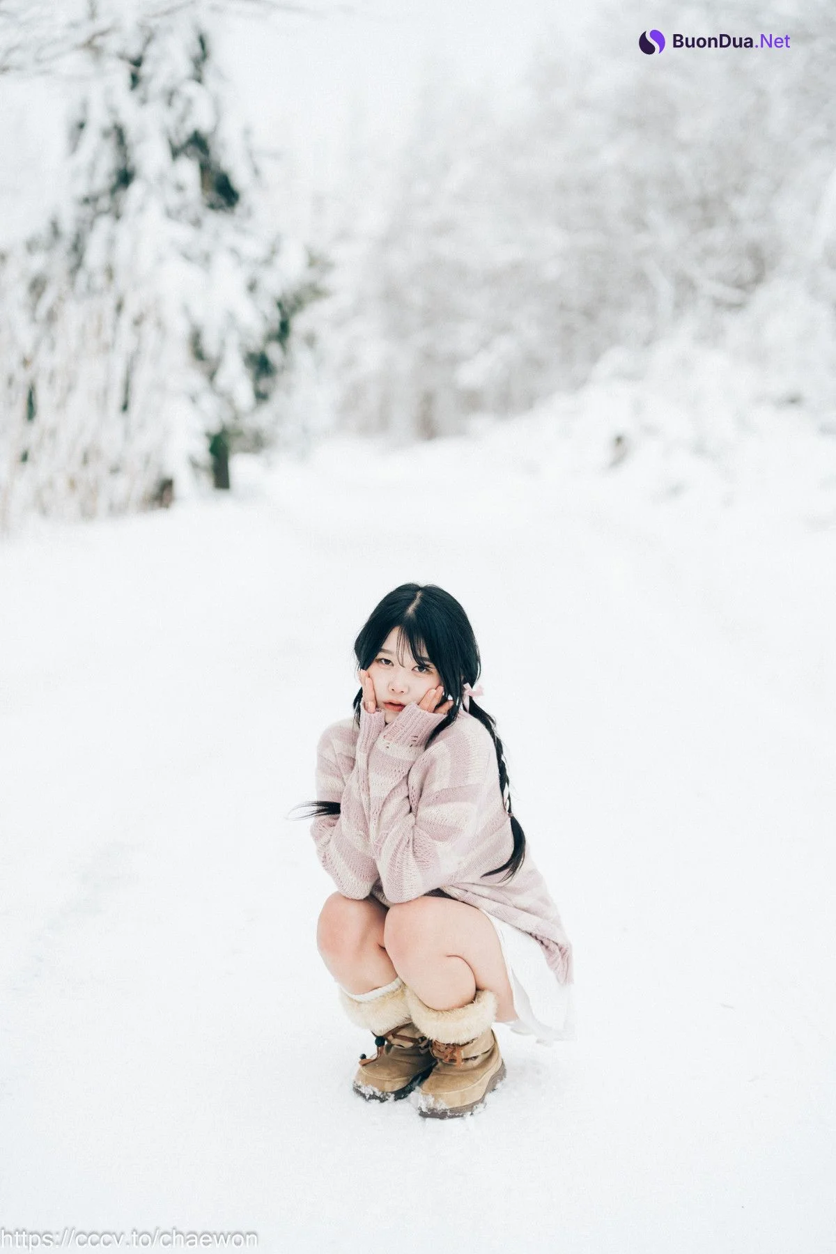 ZIA.Kwon 권지아, [Loozy] Snow Girl Set.02 - Photo 7
