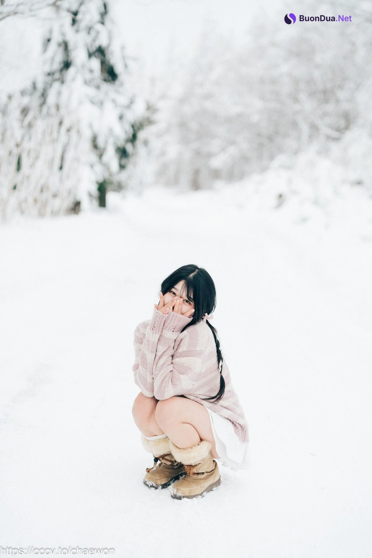 ZIA.Kwon 권지아, [Loozy] Snow Girl Set.02 - Photo 8