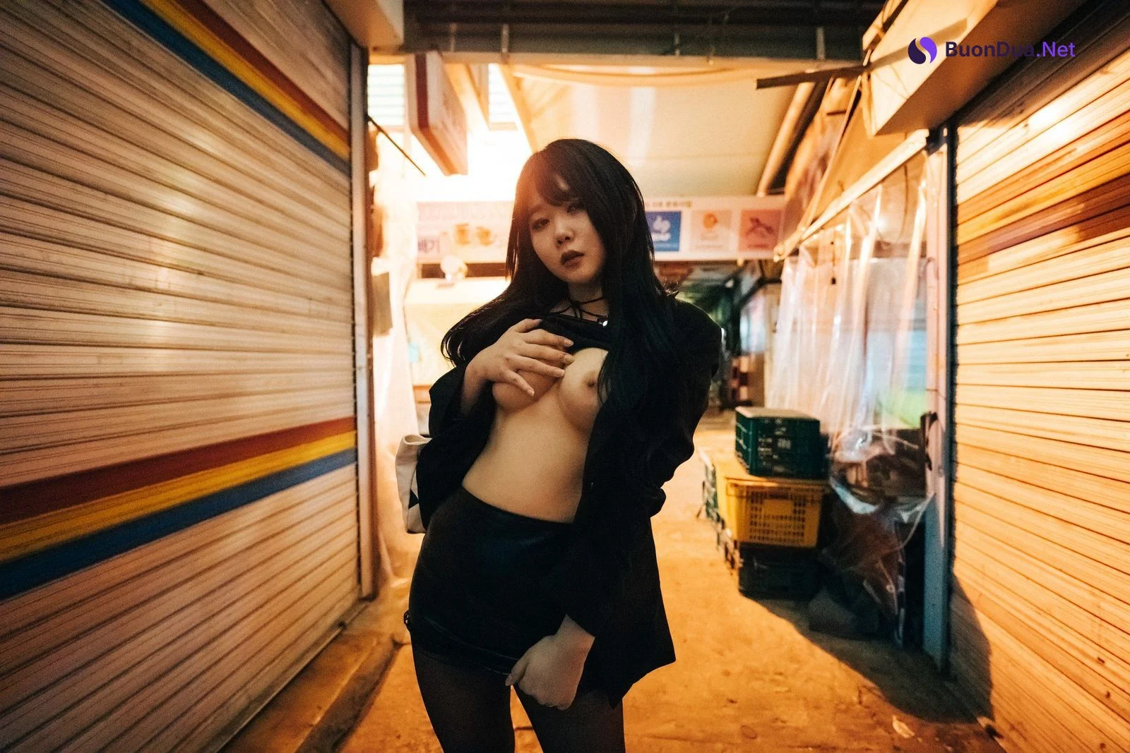 ZIA.Kwon 권지아, [Loozy] XXX At Night Road Set.02 - Photo 8