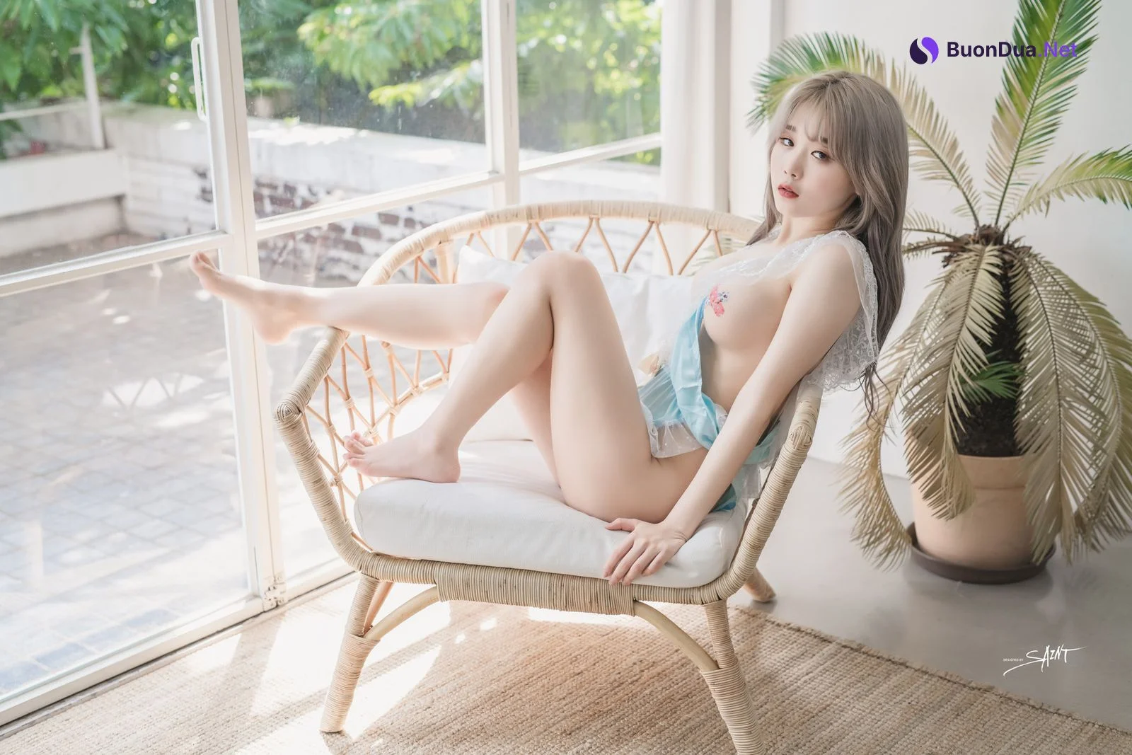 ZIA.Kwon 권지아, [SAINT Photolife] Zia Vol.01 Hyacinth Set.02 - Photo 18