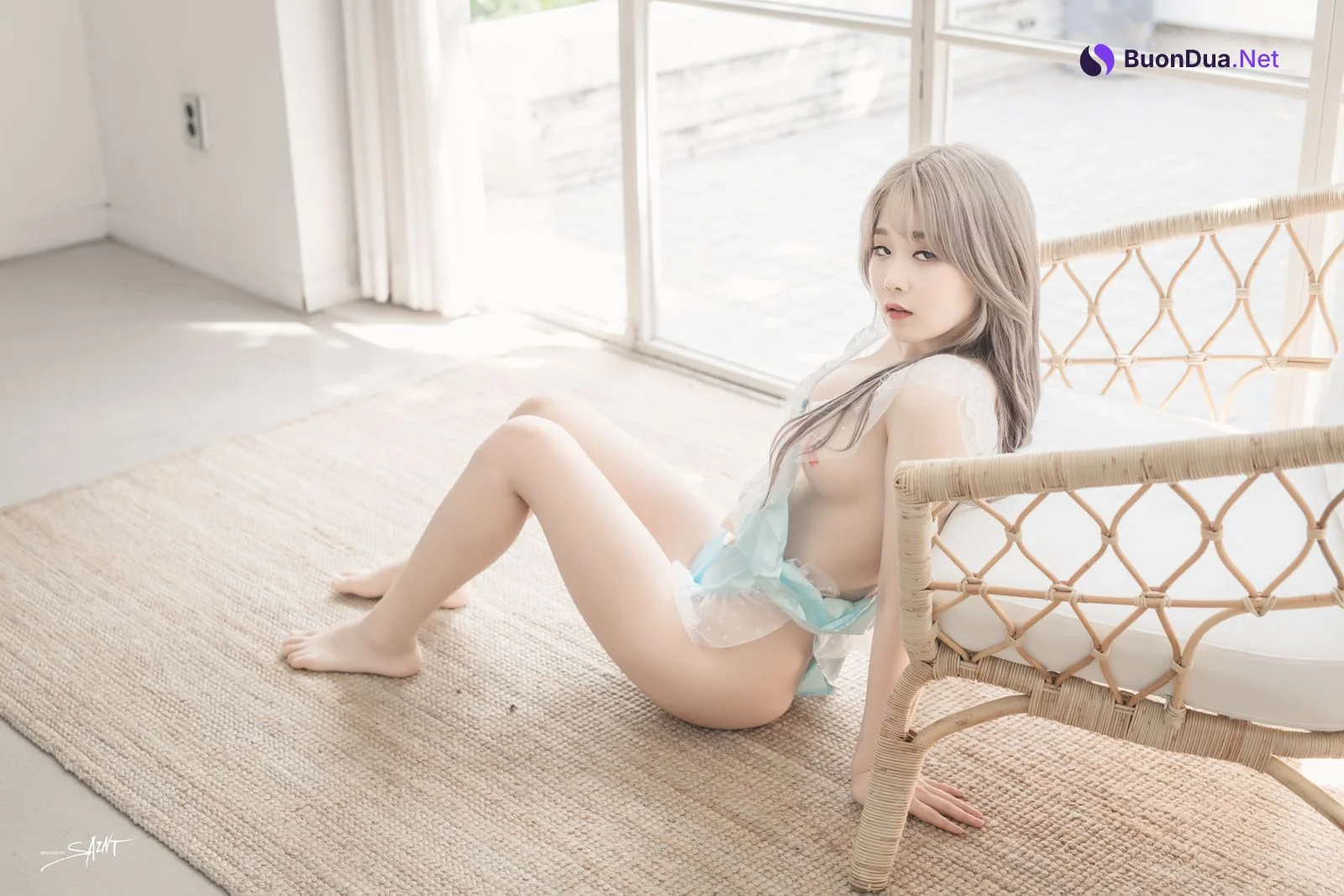 ZIA.Kwon 권지아, [SAINT Photolife] Zia Vol.01 Hyacinth Set.02 - Photo 4