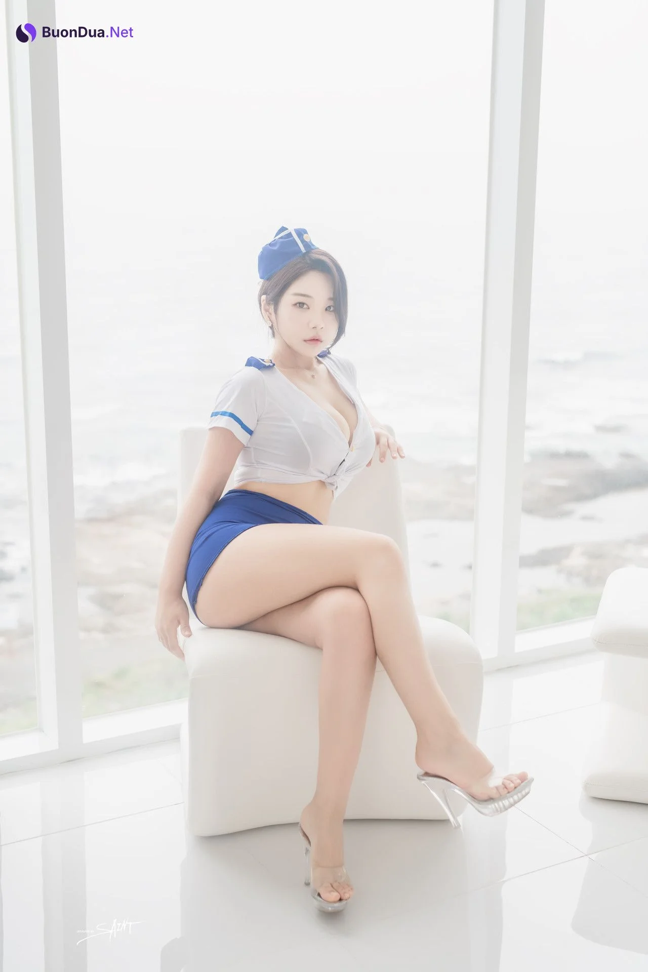 Zzyuri 쮸리, [SAINT Photolife] Blue Marine - Photo 5