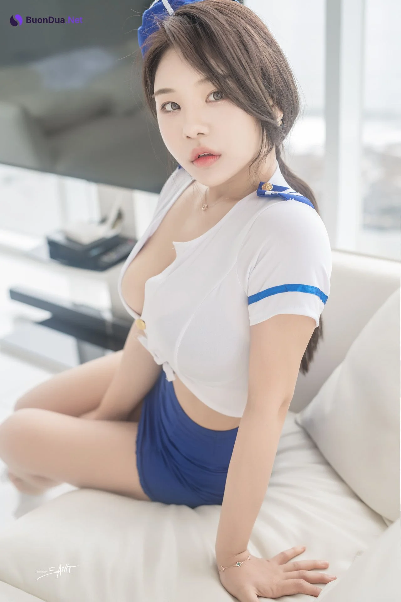 Zzyuri 쮸리, [SAINT Photolife] Blue Marine - Photo 8