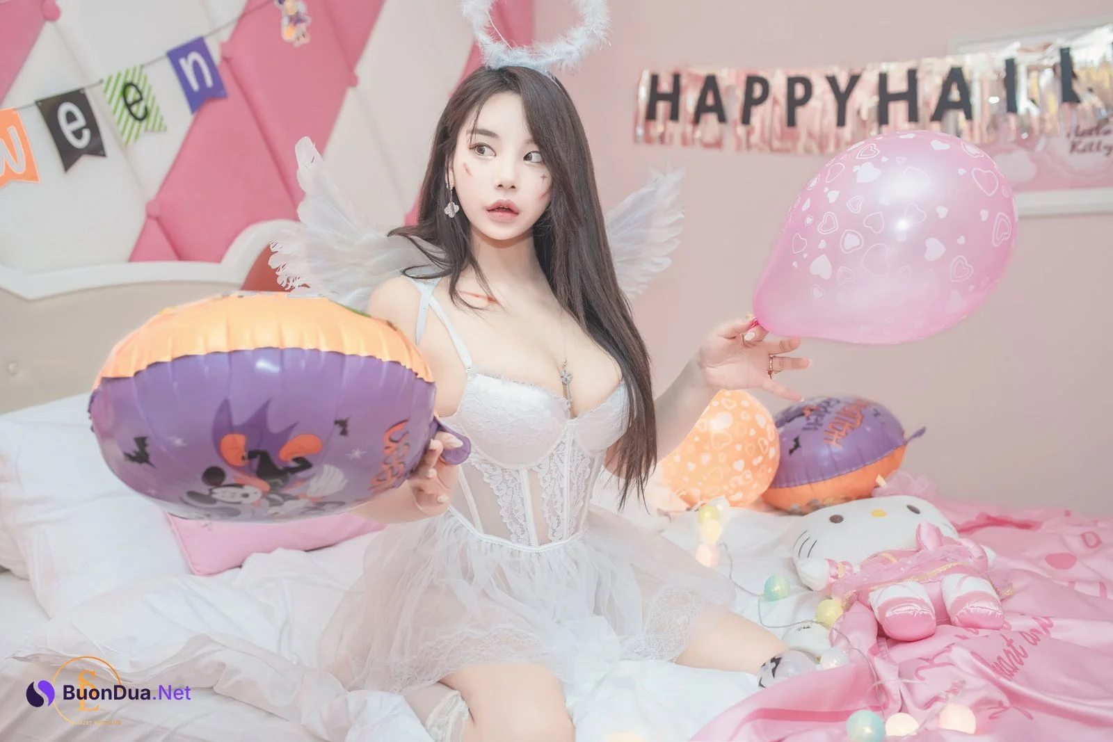 Zzyuri 쮸리, [SAINT Photolife] Pink Halloween - Photo 18