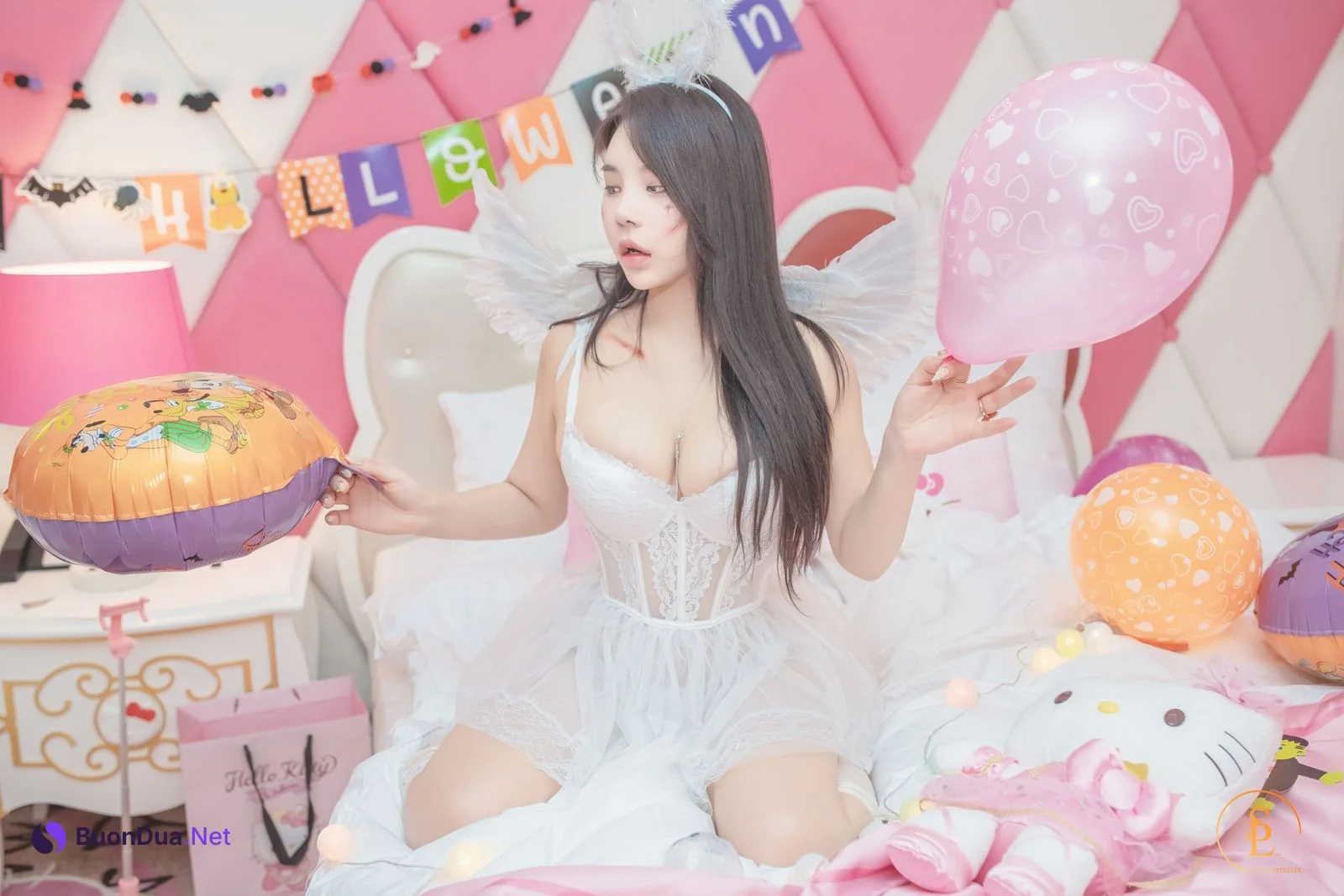 Zzyuri 쮸리, [SAINT Photolife] Pink Halloween - Photo 19
