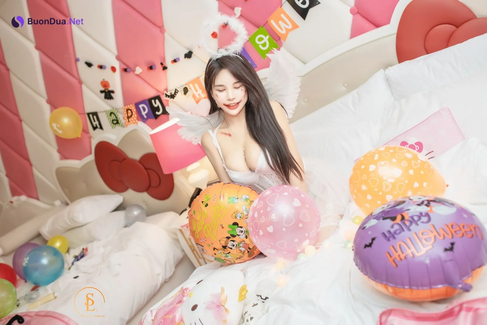 Zzyuri 쮸리, [SAINT Photolife] Pink Halloween - Photo 6